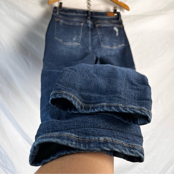 Judy Blue Jeans Womens 5 27 Boyfriend Fit Distressed Denim Stretch Jean JB88220 - Picture 13 of 16